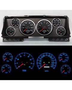 1987-1991 Ford F-Series Pick Up New Vintage Performer II Series Gauge Kit, Black