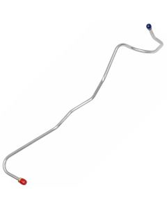 1971-72 Ford F-100 Pickup With 390 V8 5/16" Fuel Pump To Carburetor Fuel Line - 1 Piece, Stainless Steel