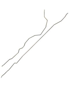 1973-75 Ford F-100 & 1975 F-150 2WD Longbed Pickup 3/8" Main Fuel Lines - 2 Pieces, Rear Tank - Stainless Steel