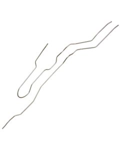 1976-79 Ford F-100, F-150, F-250 4WD Longbed Pickup 3/8" Main Fuel Lines - 2 Pieces, Rear Tank - Stainless Steel