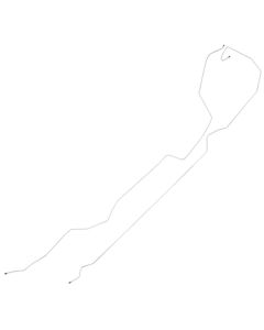 1987-90 Ford F-150 Pickup 2WD 3/16" Fuel Vapor Lines - 2 Pieces, Driver's Side Tank - Original Steel