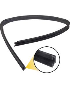 Ford Full Size F-Series Door Window Glass Run Division Bar Weatherstrip, 1967-1972
