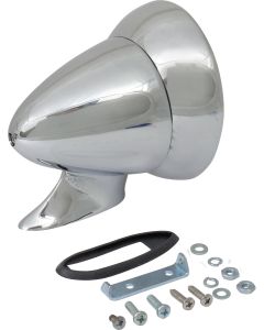 Large Chrome GT Style Outside Mirror