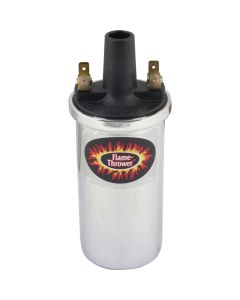 Flame Thrower II Ignition Coil -12 Volt - Chrome - V8