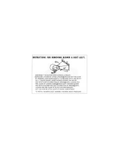 Heater Instruction Decal - Ford