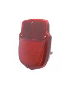 1953-1956 Ford Truck Tail Light Assembly W/Black Housing 54 Led/12 White