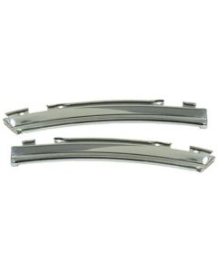 Hood Molding, Extensions On Fender, 68-72