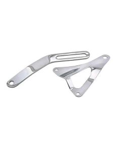 1966-1977 Bronco Alternator Brackets - Chrome