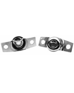 Ford Bronco - Tailgate Trunions, Stainless Steel, 1966-1977