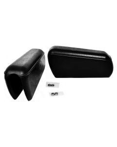 1966-1977 Ford Bronco Black Rear Seat Armrests
