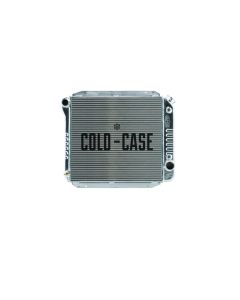 Ford Bronco Cold Case Aluminum Radiator, Big 2 Row, 1966-1977