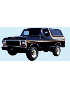 1978-79 Ford Bronco XLT FreeWheeling Edition Stripes
