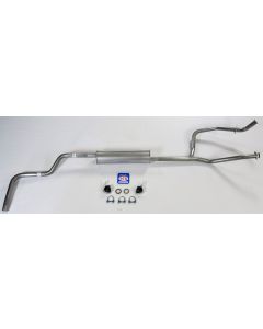 1966-1974 Bronco V8 302 Single Exhaust System With Stock Muffler