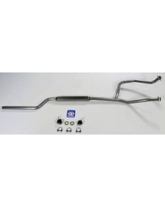 1966-1974 Bronco V8 302 Single Exhaust System With GlassPack Muffler