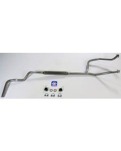 1966-1974 Bronco V8 302 Single Exhaust System With Glass Pack Muffler