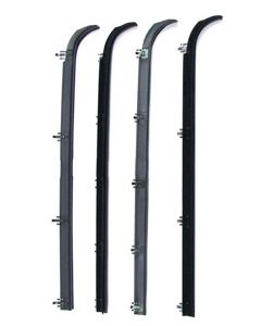 1987-1996 Bronco Beltline Molding And Run Channel Kit, 6 Piece