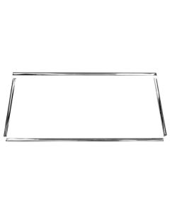 1966-1977 Bronco Quarter Window Outer Molding Set - Right Side