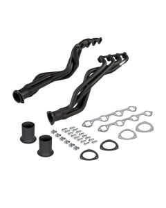 1966-1977 Bronco Header Set - Long Tube Design - Black