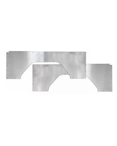 1968-77 Ford Bronco Interior Quarter Trim Panels, Black Anodized