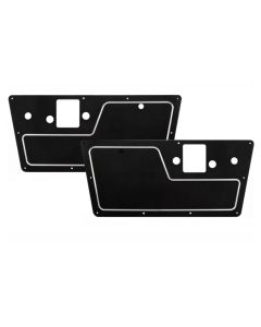 1968-1977 Ford Bronco Billet Interior Door Panels, Silverline