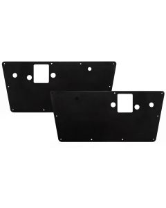 1968-1977 Ford Bronco Billet Interior Door Panels, Black Anodized