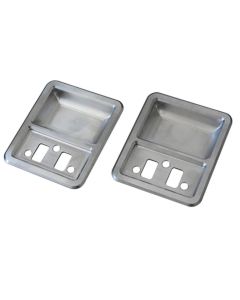 1968-1977 Ford Bronco Billet Interior Door Cups, Machined