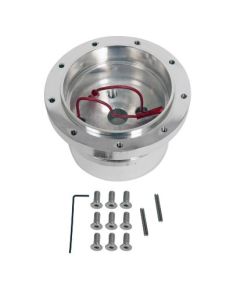 1967-1974 Ford Bronco Lecarra Steering Wheel Hub Adapter Kit - For 9  Bolt Mount, Billet Aluminum