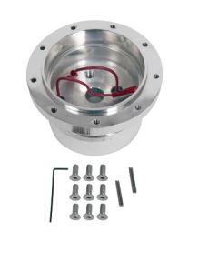 1967-1974 Ford Bronco Lecarra Steering Wheel Hub Adapter Kit - For 9  Bolt Mount, Black