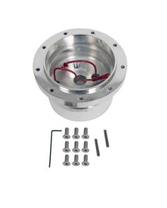 1992-1994 Ford Bronco Lecarra Steering Wheel Hub Adapter Kit - For 9  Bolt Mount, Billet Aluminum