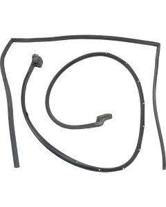 Ford Weatherstrip Door Channel Belt Seal Kit,Upper And Lower Driver Side,With Molded Ends, 1966-1977