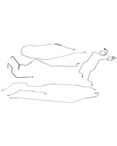 1972 Ford F-100 2-Wheel Drive Pre-Bent Brake Line Set, Original Or Stainless Steel