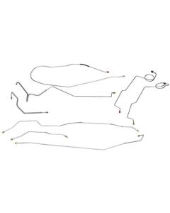 1971-72 Ford F-100 4X4 Longbed Pre-Bent Disc Brake Line Set, Original Or Stainless Steel