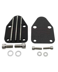 Fuel Pump Block-Off Plate, Black