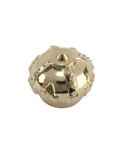 Gold Crown Tire Valve Stem Cap Set