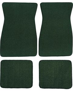 Carpeted Loop Floor Mats, 4 Piece Set Plain, 1960-1972 Fullsize Ford & Mercury, Galaxie