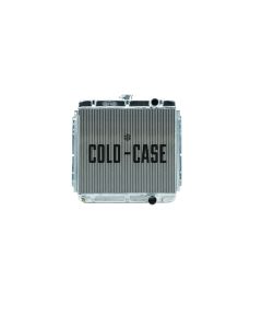 Ford Galaxie Cold Case Aluminum Radiator, Big 2 Row, Manual Transmission, 1964-1968
