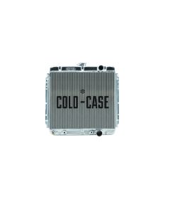 Ford Galaxie Cold Case Aluminum Radiator, Big 2 Row, Automatic Transmission, 1964-1968
