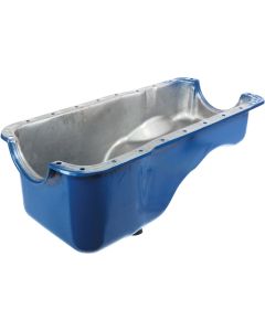 Oil Pan - Painted Blue - 351W V8 - Ford & Mercury