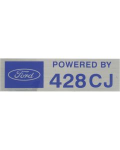Powered By 428CJ Valve Cover Decal