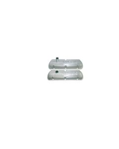 Cobra Valve Covers, Solid Letters, Polished Aluminum, Small-Block Ford
