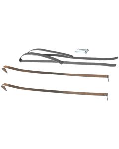 1966-70 Full Size Ford & Mercury Including 1966-68 Galaxie 25 Gallon Gas Tank Strap Set - Stainless Steel