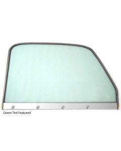 Door Glass, Assembled-Chrome Frame, Clear RH 47-50