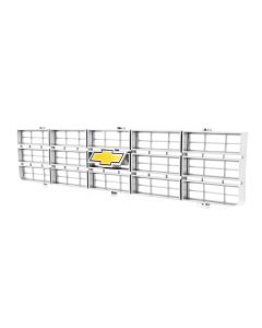 Chevy Grille w/Emblem Argent 77-79