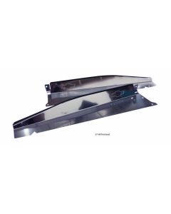 Radiator Support Filler Panel Polished Anodized Bowtie 69-72