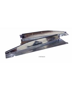 Radiator Support Filler Pnl Pol Anodized Bowtie/Chev 69-72