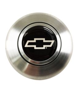Steering Wheel Horn Cap Retro OE Silver/Silver Bowtie
