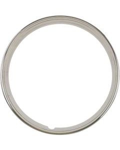 Wheel Trim Ring - Stainless Steel - 14 Ribbed - 4 Ribs - Ford