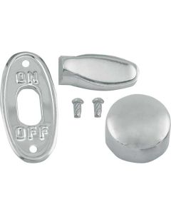 1940 Ignition Switch Kit - All Polished Stainless Steel - Ford