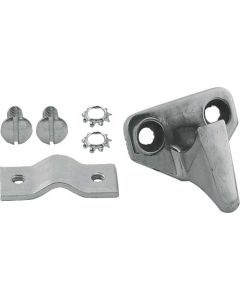 Trunk Lid Striker Plate Kit/ Ss/ 39-40 Cpe & 40 Conv