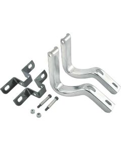 Trunk Lid Hinges/ Stainless Steel/ 1940 Convertible
